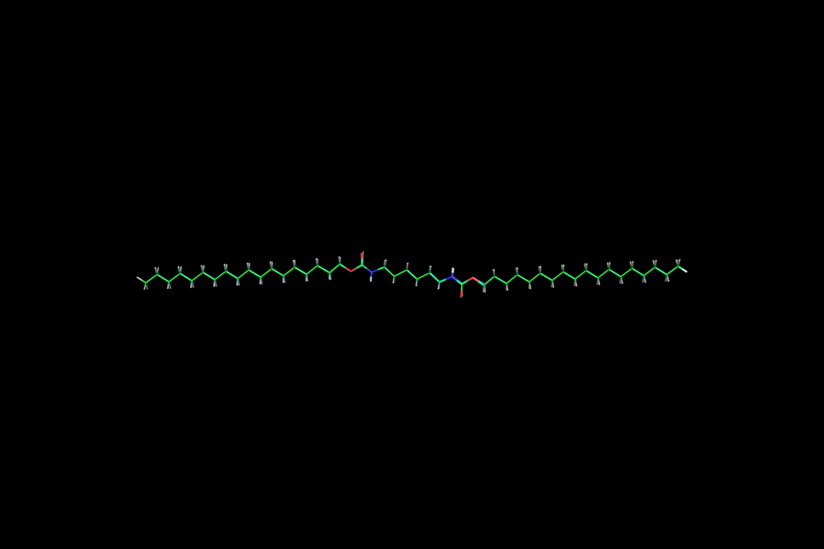 Superposition of QM optimised (green) and MM energy minimised (cyan) structures.<br>Click to toggle size.